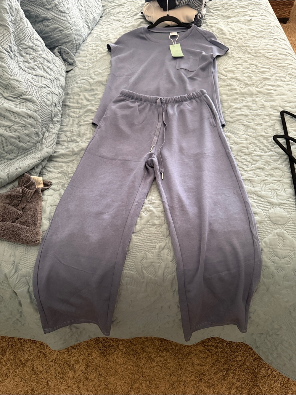 Women’s Lavender Lounge Set - Soft Two-Piece Sleepwear